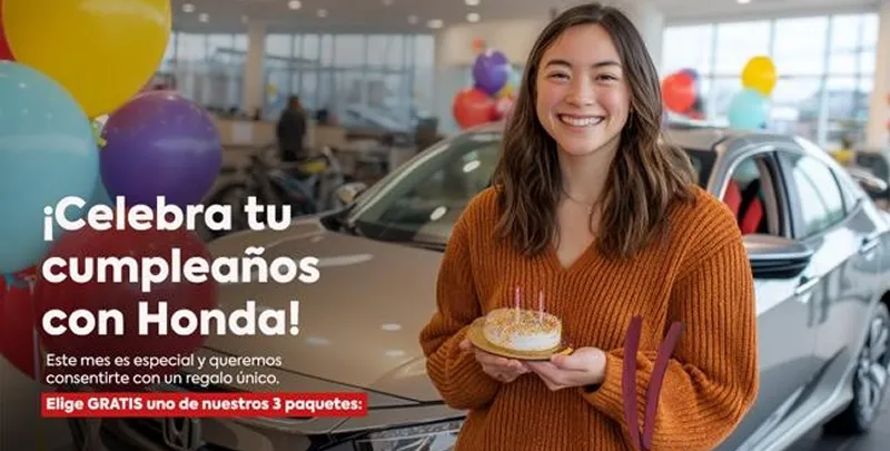 Celebra tu Cumpleaños con Honda